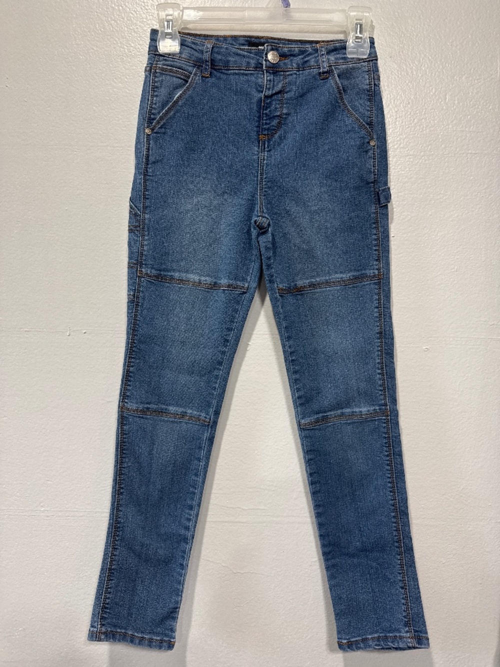 DKNY Jeans Carpenter Skinny High Rise Blue Denim Size 12